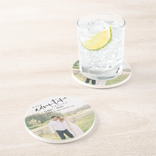 Porta-copos Nossa Aventura Começa Script Foto Salvar Data