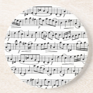 Porta-copos Notas de Música de Folha