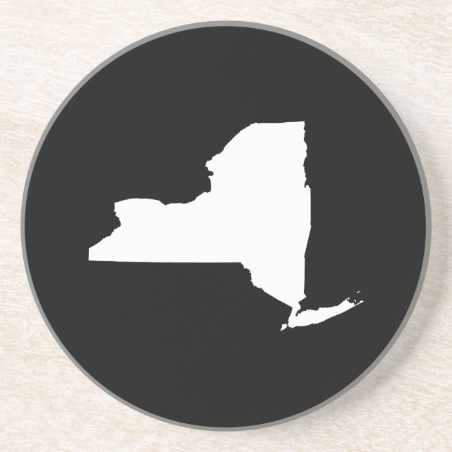 Porta-copos Nova York em Branco e Preto (Frente)