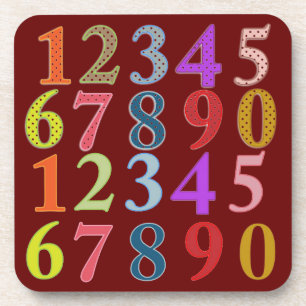 Porta copos Numerals