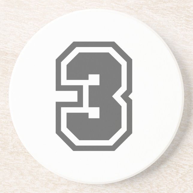 Porta-copos Número 3 (Frente)