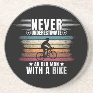 Porta-copos Nunca Subestime um Homem Velho numa Bicicleta