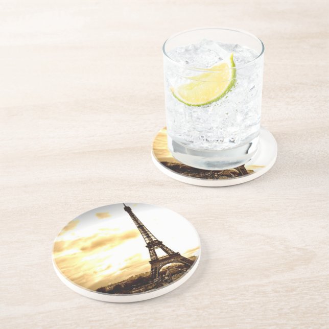 Porta-copos Nuvens Sobre Paris (Lateral)