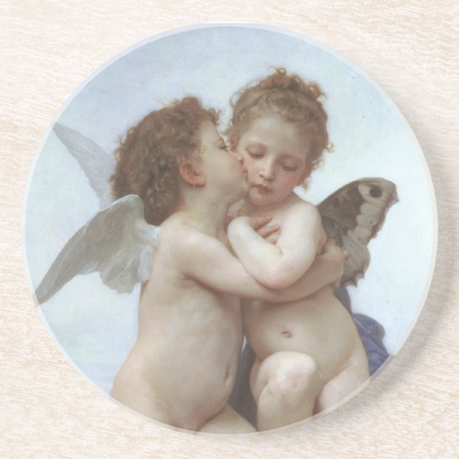 Porta-copos O Beijo, William-Adolphe Bouguereau (Frente)