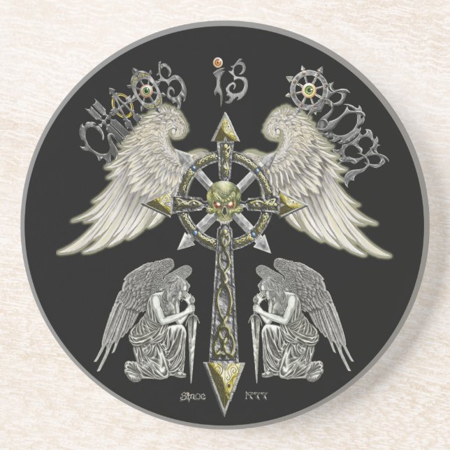 Porta-copos O caos é ordem (Frente)