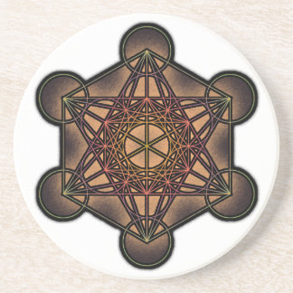 Porta-copos O cubo de Metatron - símbolo sagrado da geometria