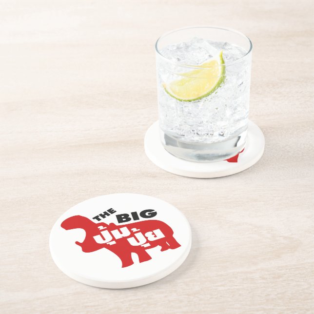 Porta-copos O GRANDE EMPREGO PUI Fat em Língua Tailandesa £ (Lateral)