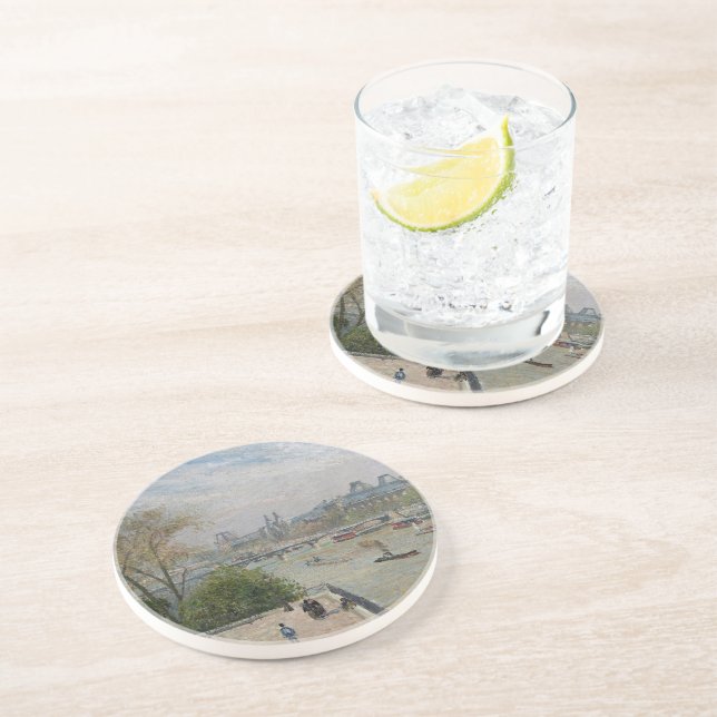 Porta-copos O Louvre, Primavera Camille Pissarro (Lateral)