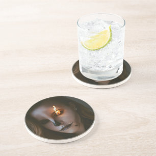 Porta-copos O malvado Halloween Sandstone Coaster