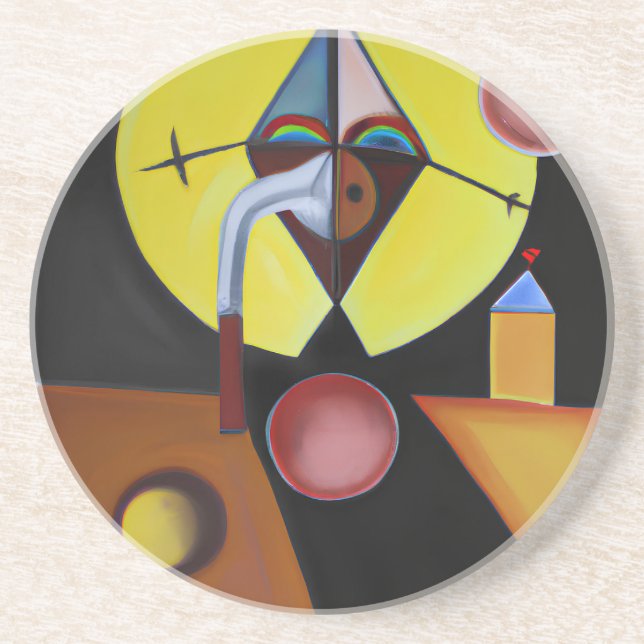 Porta-copos O Médico da Peste - Pintura a Óleo (Frente)