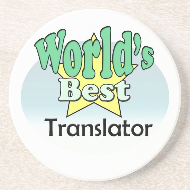 Porta-copos O melhor tradutor do mundo (Frente)