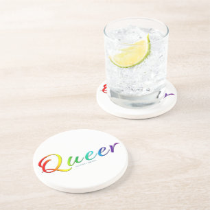 Porta-copos O orgulho gay artístico queer do SlipperyJoe dá
