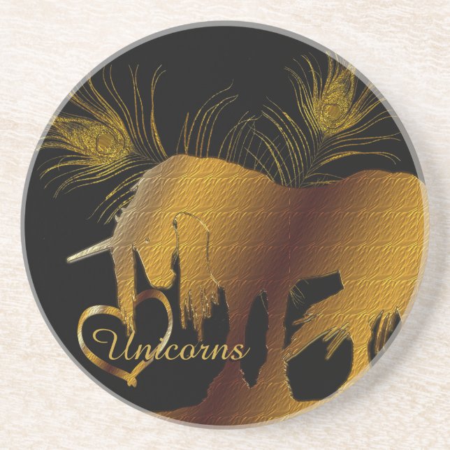 Porta-copos O Ouro Unicorn (Frente)