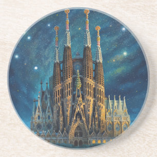 Porta-copos O Sonho Estrelado de Gaudi Barcelona Sagrada Fam