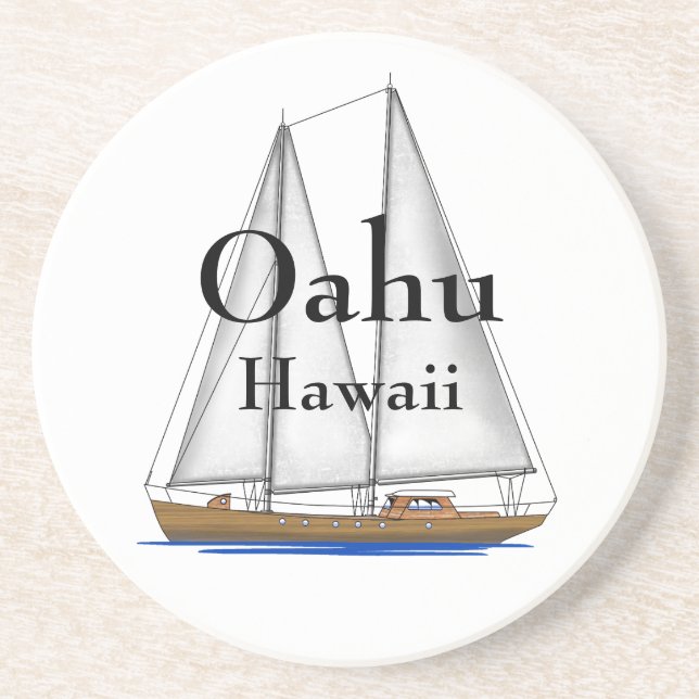 Porta-copos Oahu Havaí (Frente)
