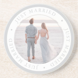 Porta-copos Ocasião de casamento com foto personalizada simple
