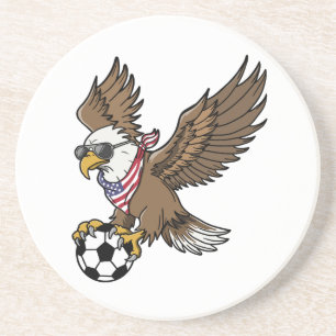Porta-copos Óculos de sol águia de futebol EUA Legal Vintage P
