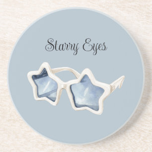 Porta-copos Óculos de Sol Estrela Branca Azul