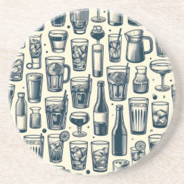 Porta-copos Óculos e Garrafas Design