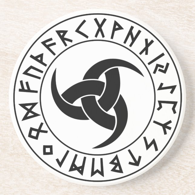 Porta-copos Odhroerir Rune Shield (Frente)