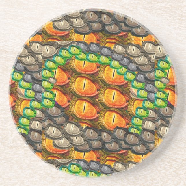 Porta-copos Olho Dragão (Frente)