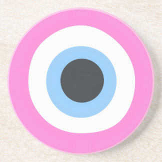 Porta-copos olho mau rosa