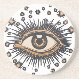 Porta-copos Olhos Estrelas Lua Celestial Nouveau