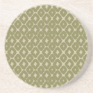 Porta-copos Olive and cream Boho Geometric Throw Pillow