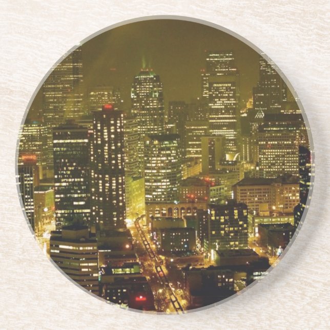 Porta-copos Opinião da cidade de Seattle (Frente)