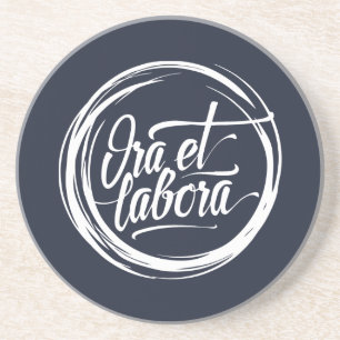 Porta-copos Ora et labora