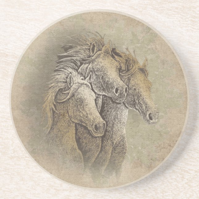 Porta-copos Os Cavalos (Frente)