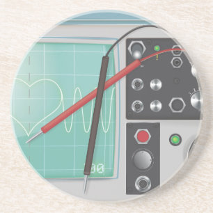 Porta-copos Oscilloscope Love