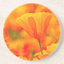 Porta-copos Ouro Orange California Poppy "Land Of Orange"