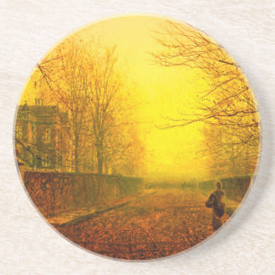 Porta-copos Outono Dourado John Atkinson Grimshaw