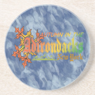 Porta-copos Outono em Adirondacks New York Blue Sky Bckgrd