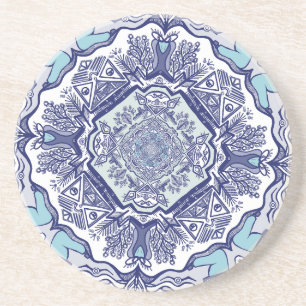 Porta-copos Outra china azul inspirou o Azulejo de cerâmica de