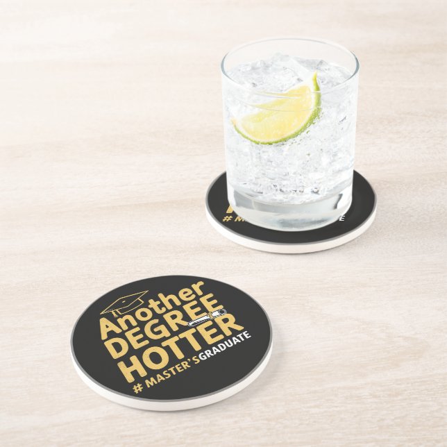 Porta-copos Outro grau de graduação de mestrado mais quente (Lateral)