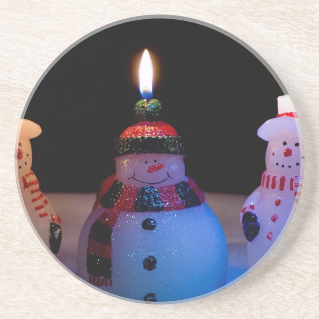 Porta-copos Outro Lit Snowman (Frente)