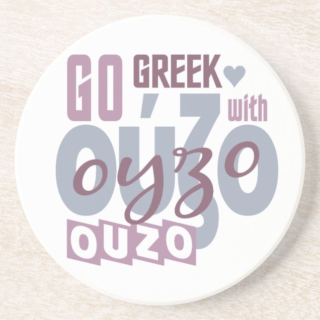 Porta copos Ouzo (Frente)