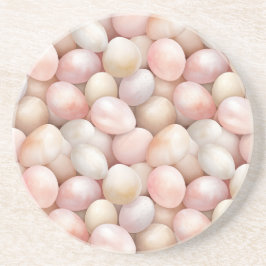 Porta-copos Ovos Rosa Pêssego de Páscoa