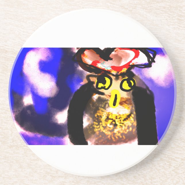 Porta-copos Owl King (Frente)