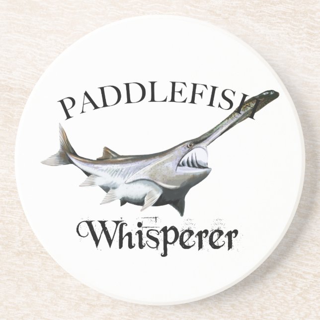 Porta-copos Paddlefish Whisperer (Frente)