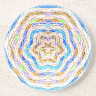 Porta-copos Padrão abstrato Mosaico nº 9