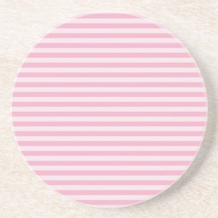 Porta-copos Padrão contínuo de listras rosa