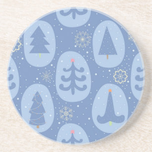 Porta-copos Padrão da árvore de Natal
