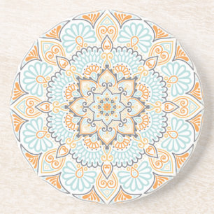 Porta-copos Padrão de azulejo sem costura: design decorativo e