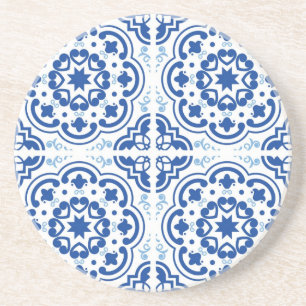 Porta-copos Padrão de azulejos cerâmicos