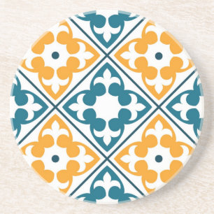 Porta-copos Padrão de azulejos cerâmicos