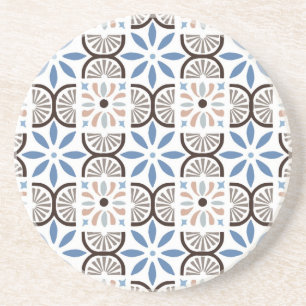 Porta-copos Padrão de azulejos cerâmicos