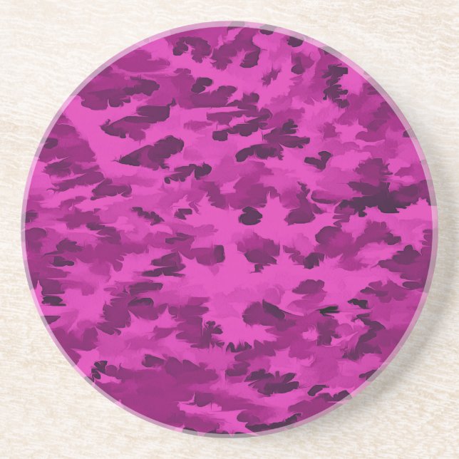 Porta-copos Padrão de Camuflagem Violeta (Frente)